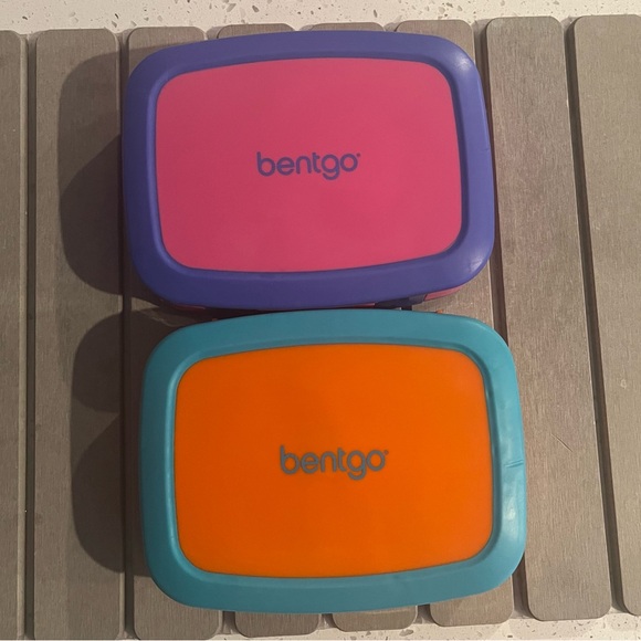 Bentgo Colorful Food Storage Containers - Pink and Orange - Picture 2 of 7